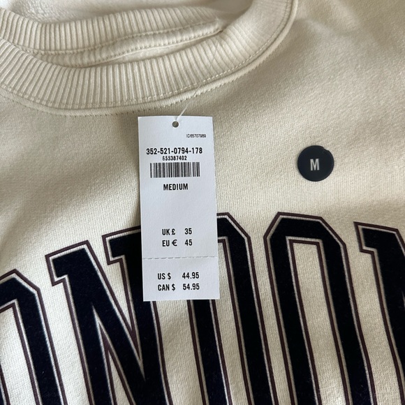 NWT hollister “london” crewneck - Picture 3 of 3